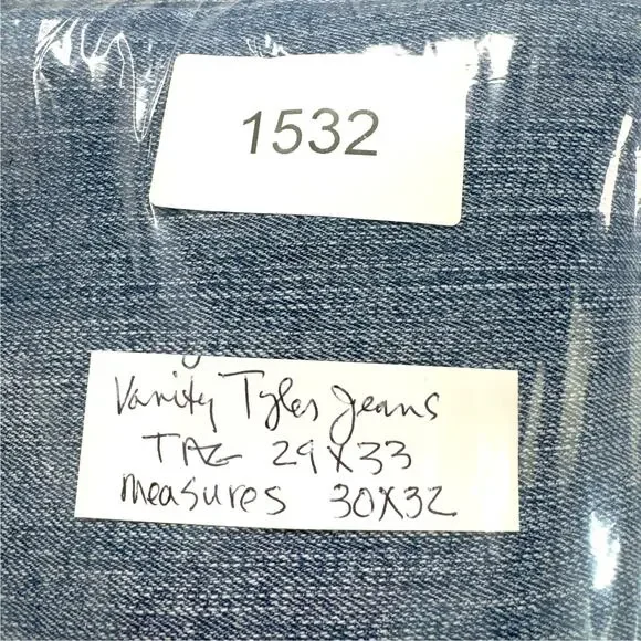 Vintage Y2K Low Rise Flare Jeans 29 Embroidered Studded Grunge Mall Grunge - Picture 13 of 13